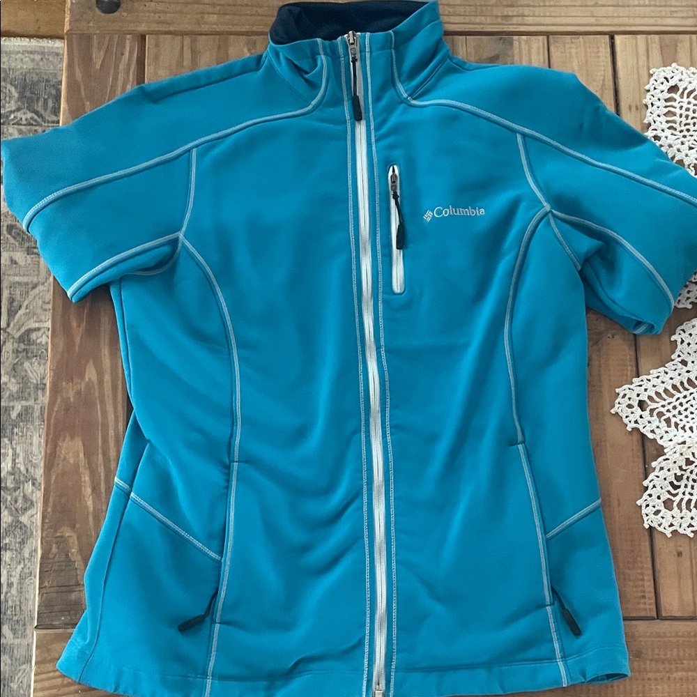 Columbia Kids Teal Raincoat